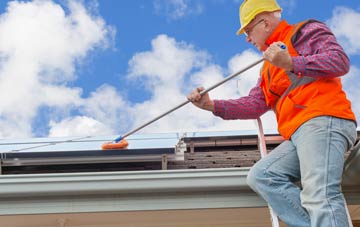 Manhay soft wash roof cleaning